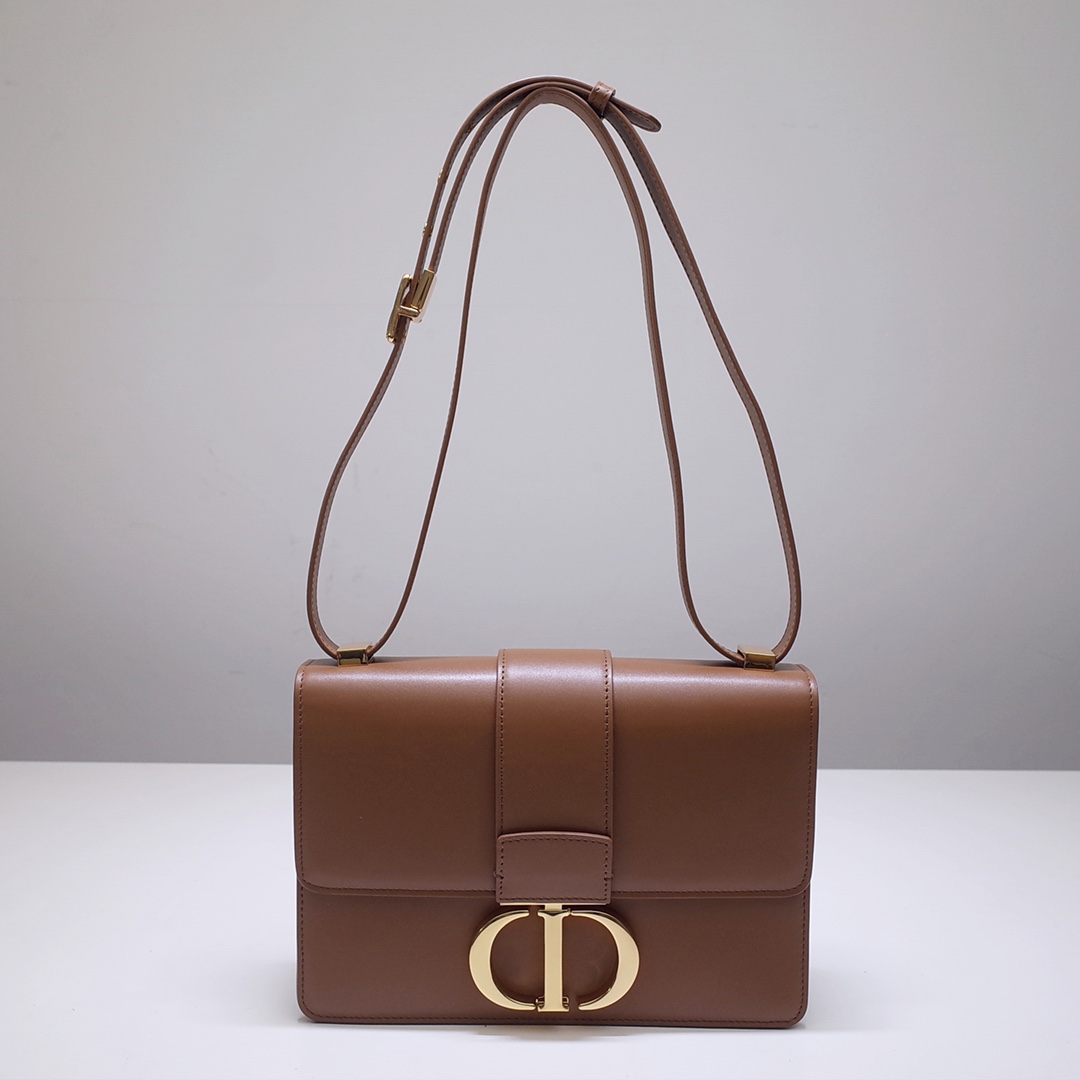 30 Montaigne Bag Caramel Box Calfskin